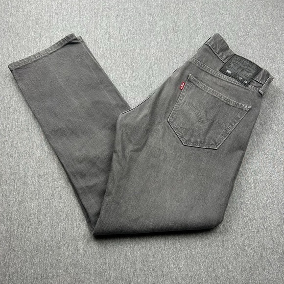 Levi's Other - Levis 505 Gray Jeans Mens 30x30 Regular Straight Leg Pants Classic Denim